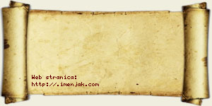 Jakov Rašković vizit kartica